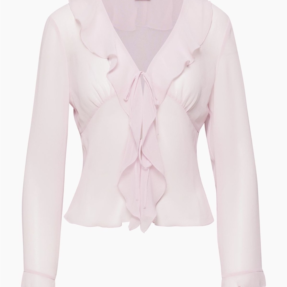 Aritzia frenchy blouse (limited color lilac)